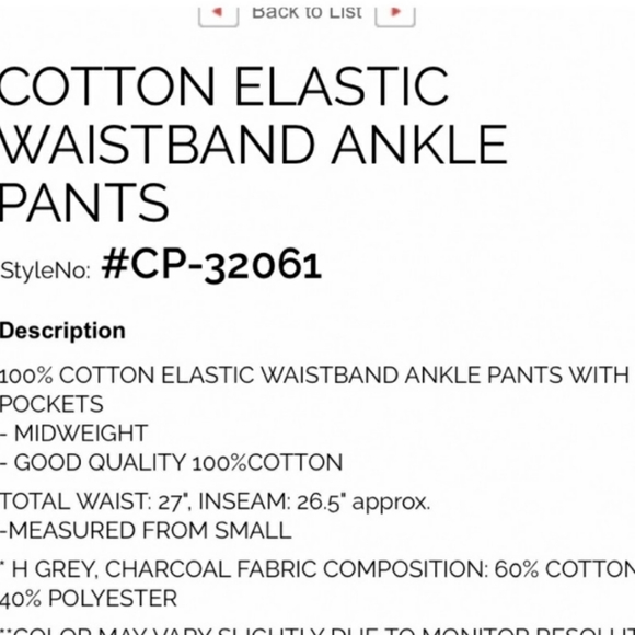 💥New boutique cozy cotton elastic waist pants - Picture 2 of 8